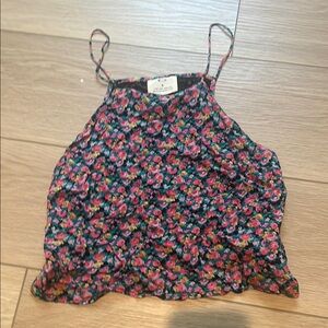 Pins and Needles Floral Halter Top